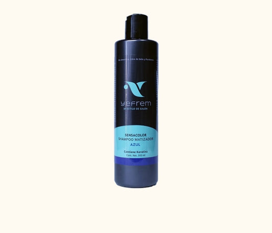 Shampoo Matizador Azul con Queratina